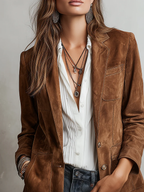 Silke - Vintage women's blazer with buttons and pockets