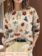 Fiorika - Elegant Nature Embroidered Sweater