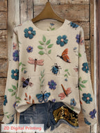 Fiorika - Elegant Nature Embroidered Sweater