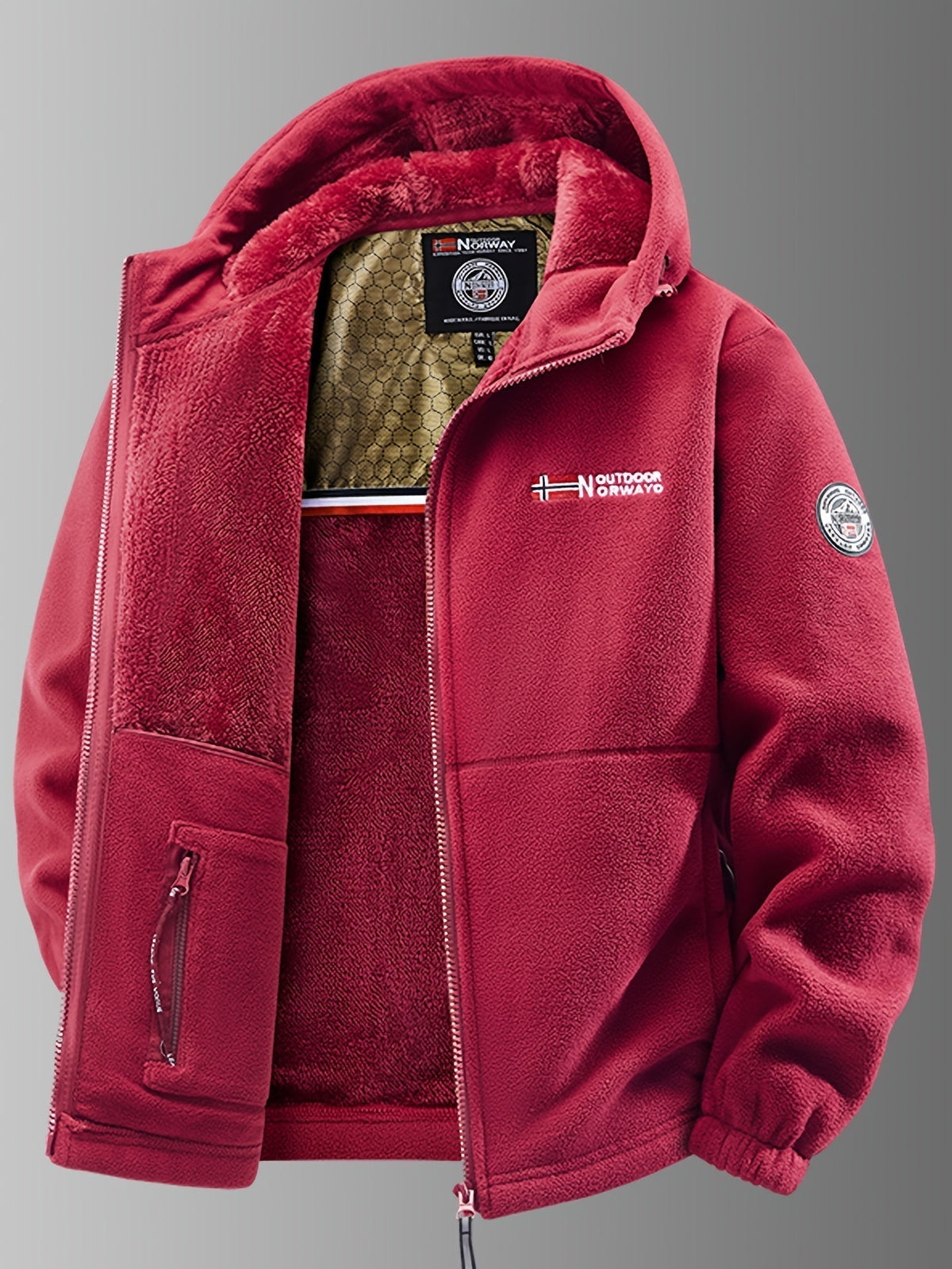 Oliver - Men's Thermal Fleece Winter Jacket