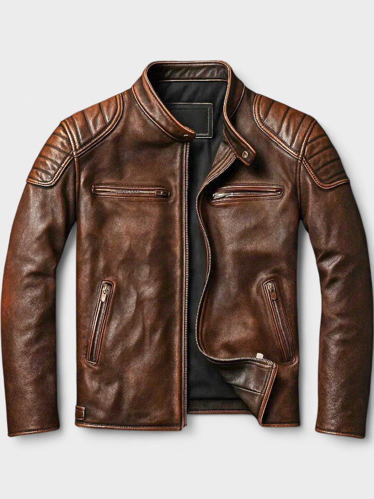 Xavier - Men's Vintage Leather Jacket