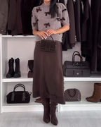Oravisse - Soft Knit Sweater with Decorative Knots