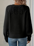 Joravelisse - Elegant Long-Sleeved Knit Sweater
