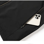Jacob - Men's warm zipped jacket with protective stand-up collar