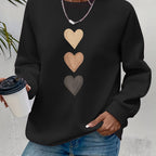 Belviera - Soft Heart Pattern Sweater