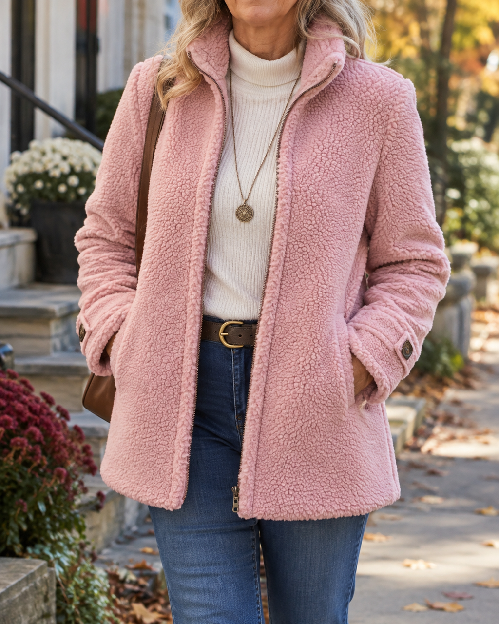 Brookfield™ | Elegant Cozy Zip-Up Jacket