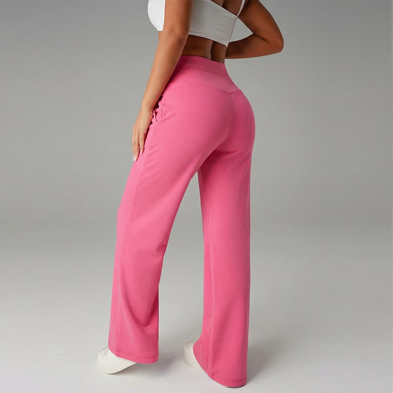 Niselle - Women's Plain Straight Leg Trousers