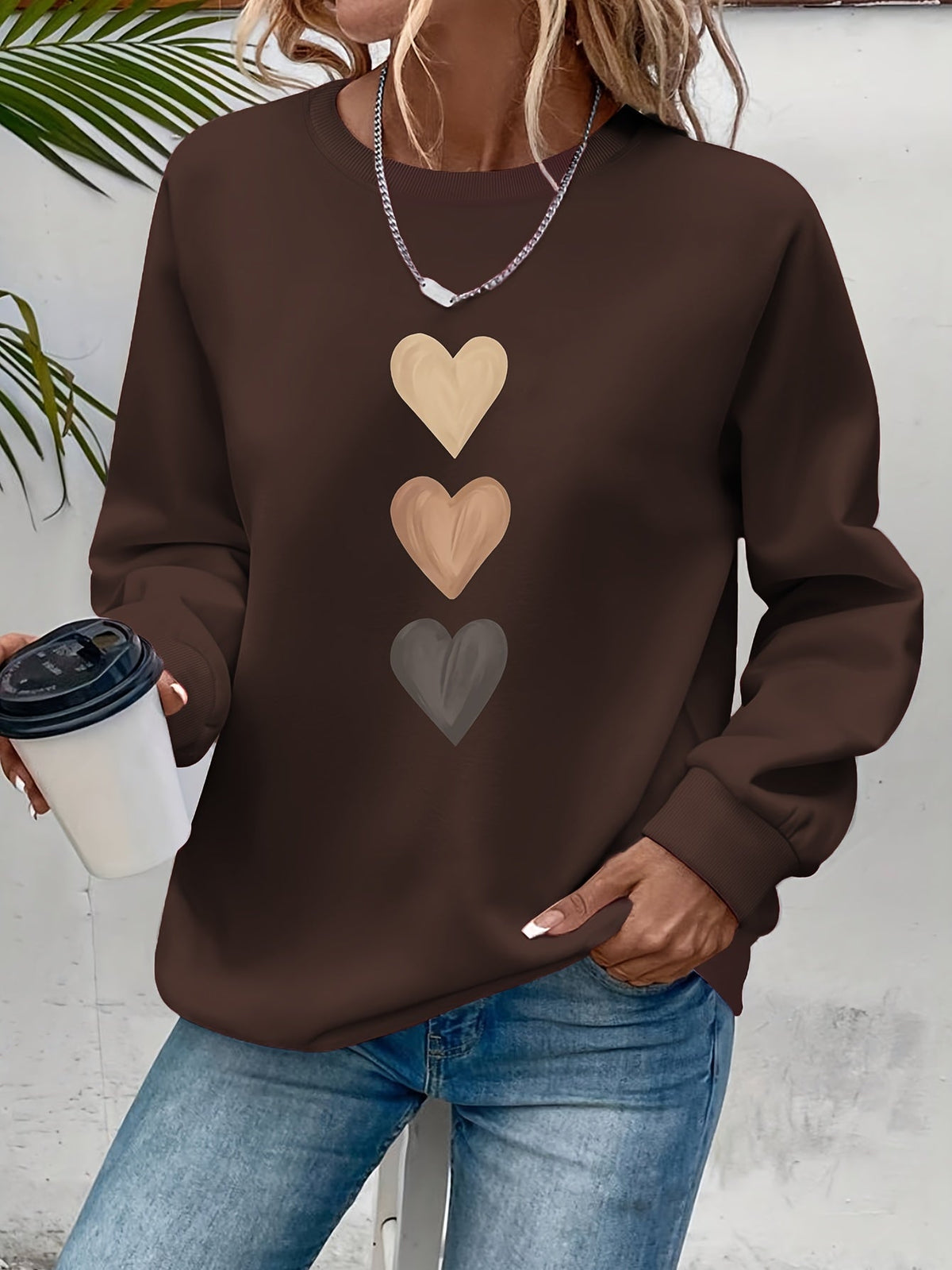 Belviera - Soft Heart Pattern Sweater