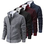 Maven | Classic Cardigan in a Diamond Knit