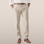 Thaddeus | Dress Pants with Flat Front and Belt Loops