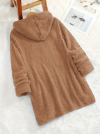 Marilina - Printed Plush Hoodie