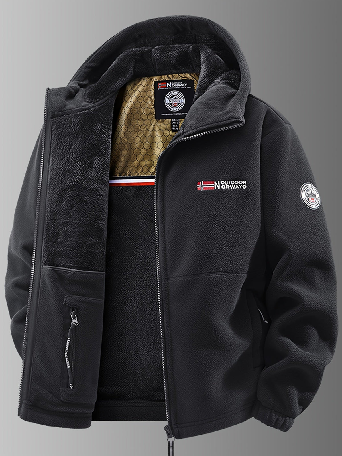 Oliver - Men's Thermal Fleece Winter Jacket