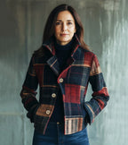 Dorinavessa - Warm Vintage Checkered Jacket, Timeless Style