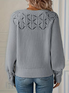 Joravelisse - Elegant Long-Sleeved Knit Sweater