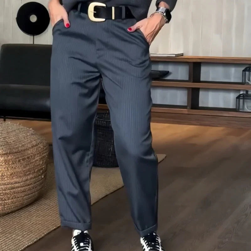 Rose - Women's High Waist Straight Pants