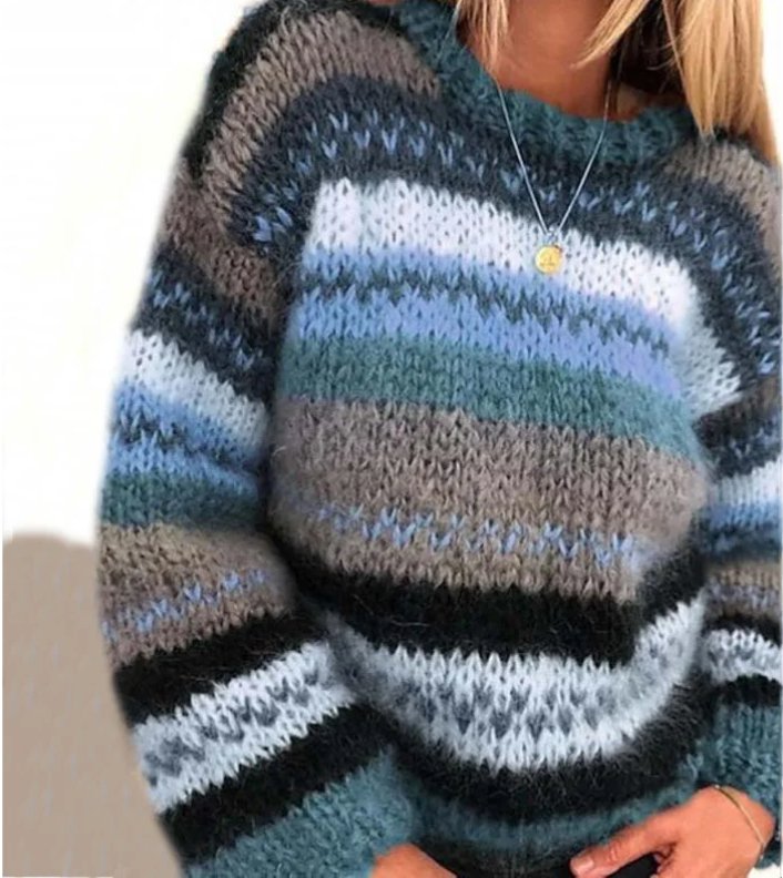 Floravia - Soft and Elegant Knitted Sweater for Winter