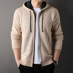 Fraser | Lined Hooded Zip Cardigan