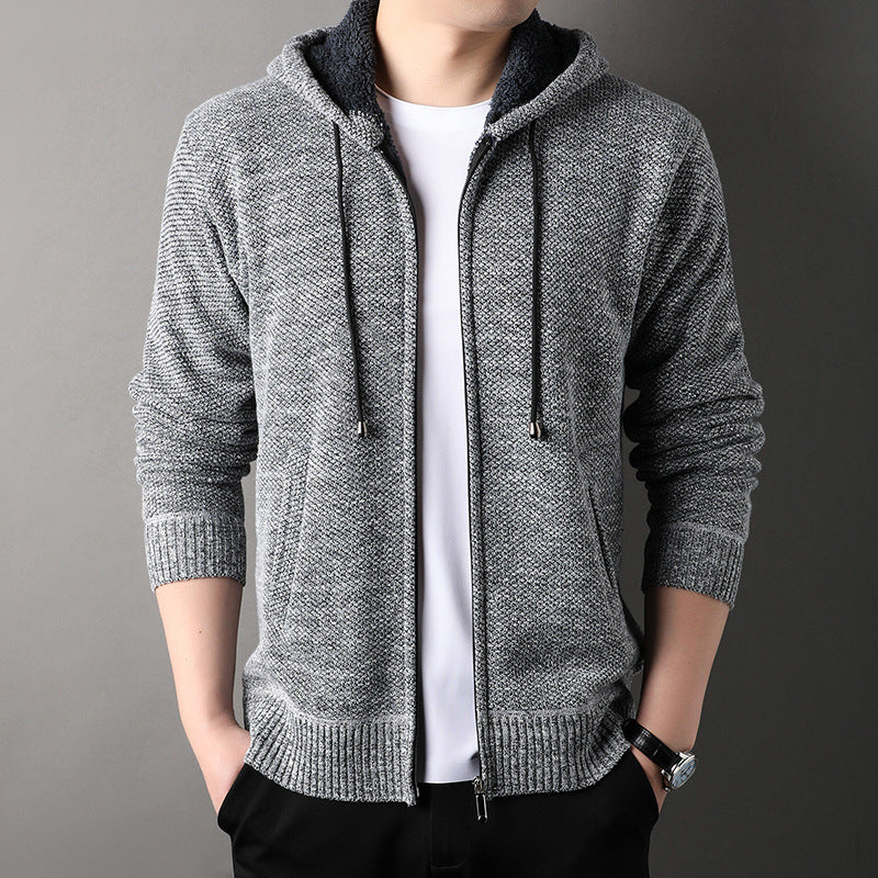 Fraser | Lined Hooded Zip Cardigan