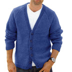 Declan | Button Up Cardigan with V Neck