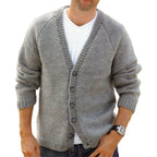 Declan | Button Up Cardigan with V Neck