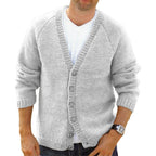 Declan | Button Up Cardigan with V Neck