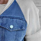 Lilia - Zippered Denim Jacket