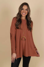 Chanel Women's Long Sleeve Tunic Sweater with Pockets