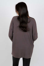 Chanel Women's Long Sleeve Tunic Sweater with Pockets