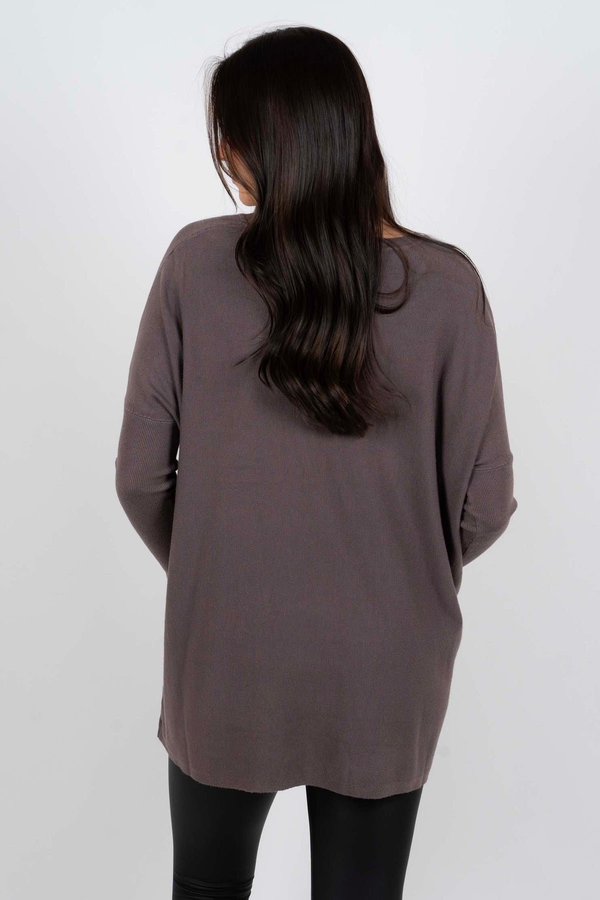 Chanel Women's Long Sleeve Tunic Sweater with Pockets