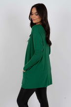 Chanel Women's Long Sleeve Tunic Sweater with Pockets