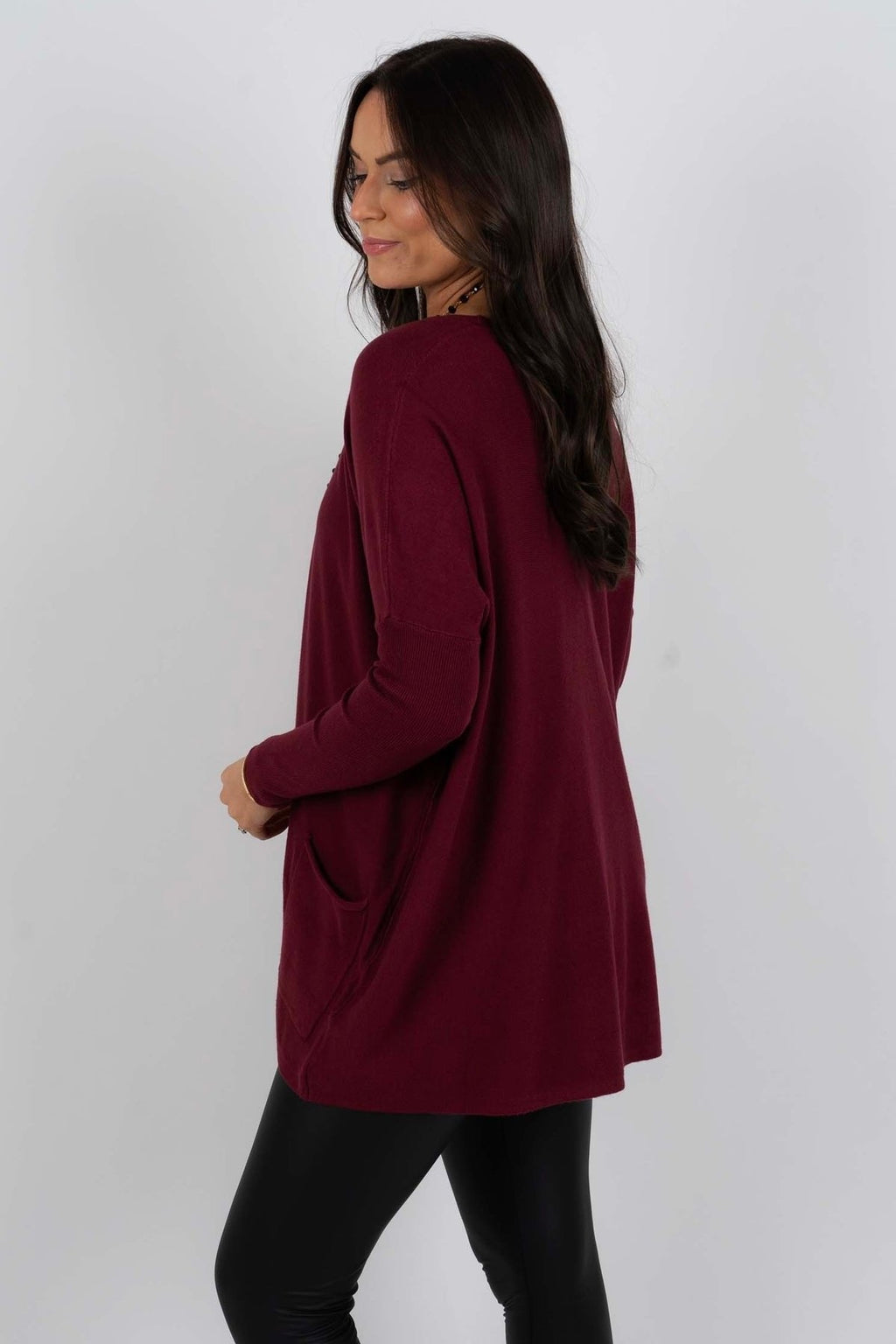 Chanel Women's Long Sleeve Tunic Sweater with Pockets