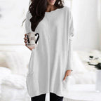 Chanel Women's Long Sleeve Tunic Sweater with Pockets