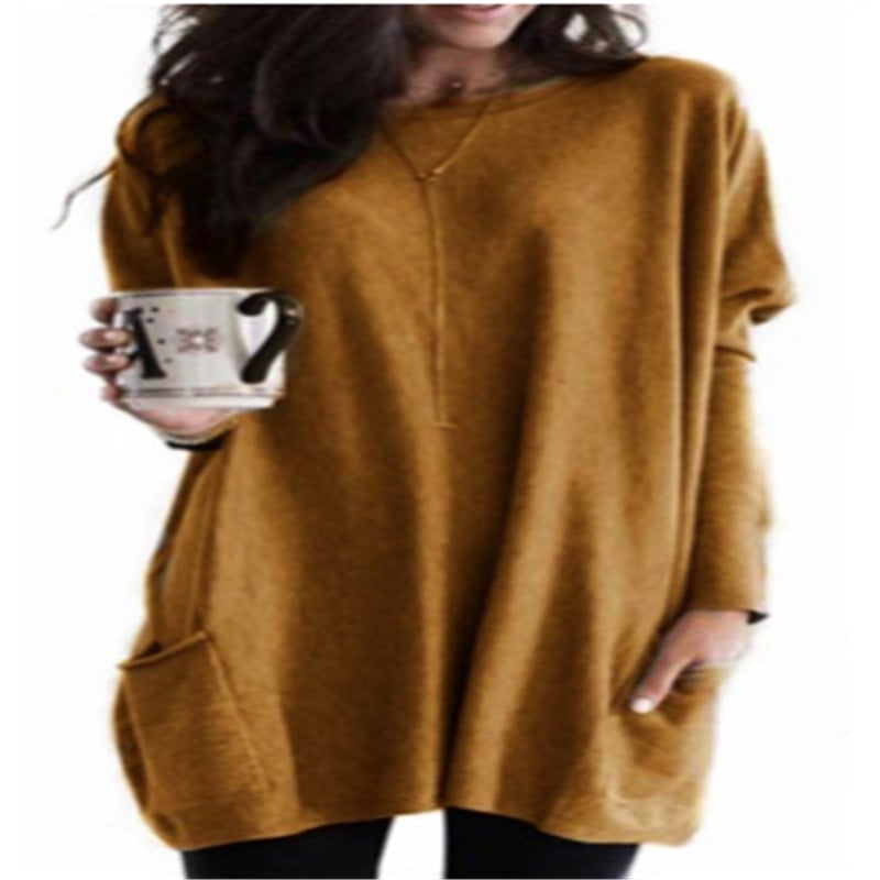 Chanel Women's Long Sleeve Tunic Sweater with Pockets
