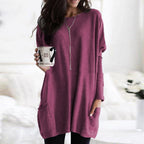 Chanel Women's Long Sleeve Tunic Sweater with Pockets