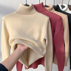 Clementine - High Neck Sweater, Elegant and Warm for Winter