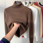 Clementine - High Neck Sweater, Elegant and Warm for Winter
