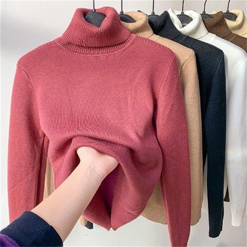 Clementine - High Neck Sweater, Elegant and Warm for Winter