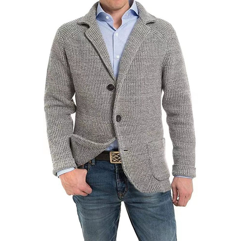 Alden | Knit Cardigan with Notch Lapels