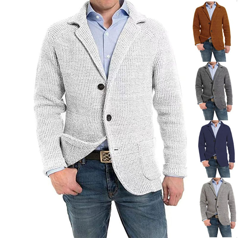 Alden | Knit Cardigan with Notch Lapels