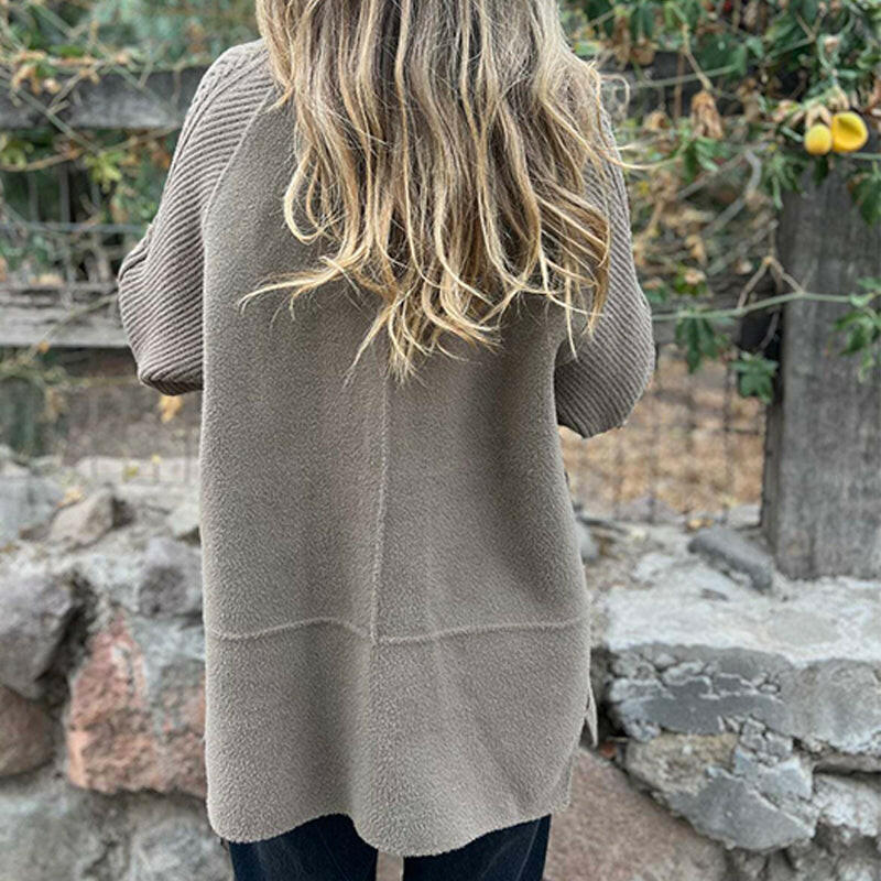Lunelora - Elegant Double-Breasted Mid-Length Coat