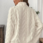 Isariel - Soft Half-Zip Sweatshirt with Warm Pockets