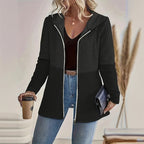 Melisandra - Women's Fashion Jacket with Hood and Zipper