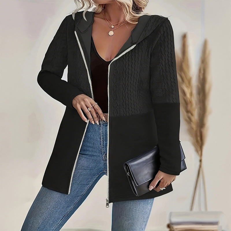 Melisandra - Women's Fashion Jacket with Hood and Zipper
