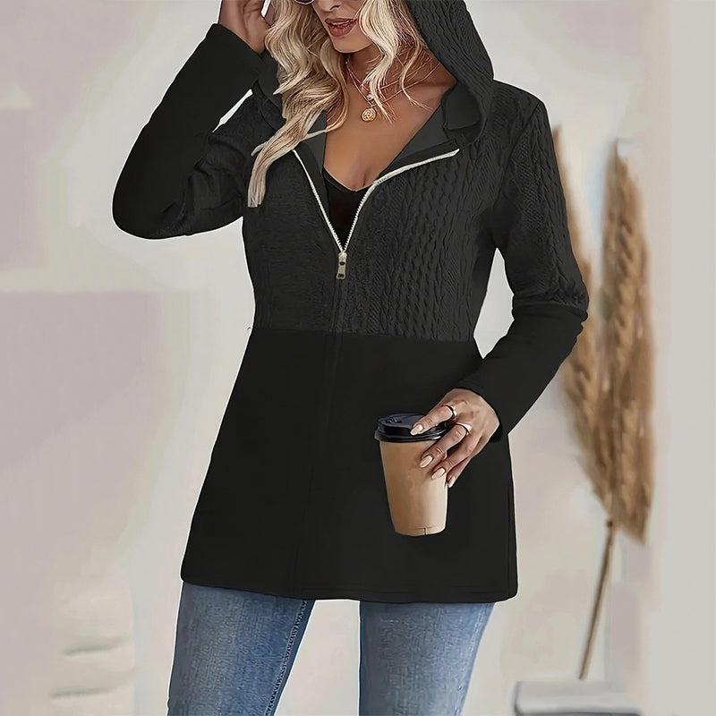 Melisandra - Women's Fashion Jacket with Hood and Zipper