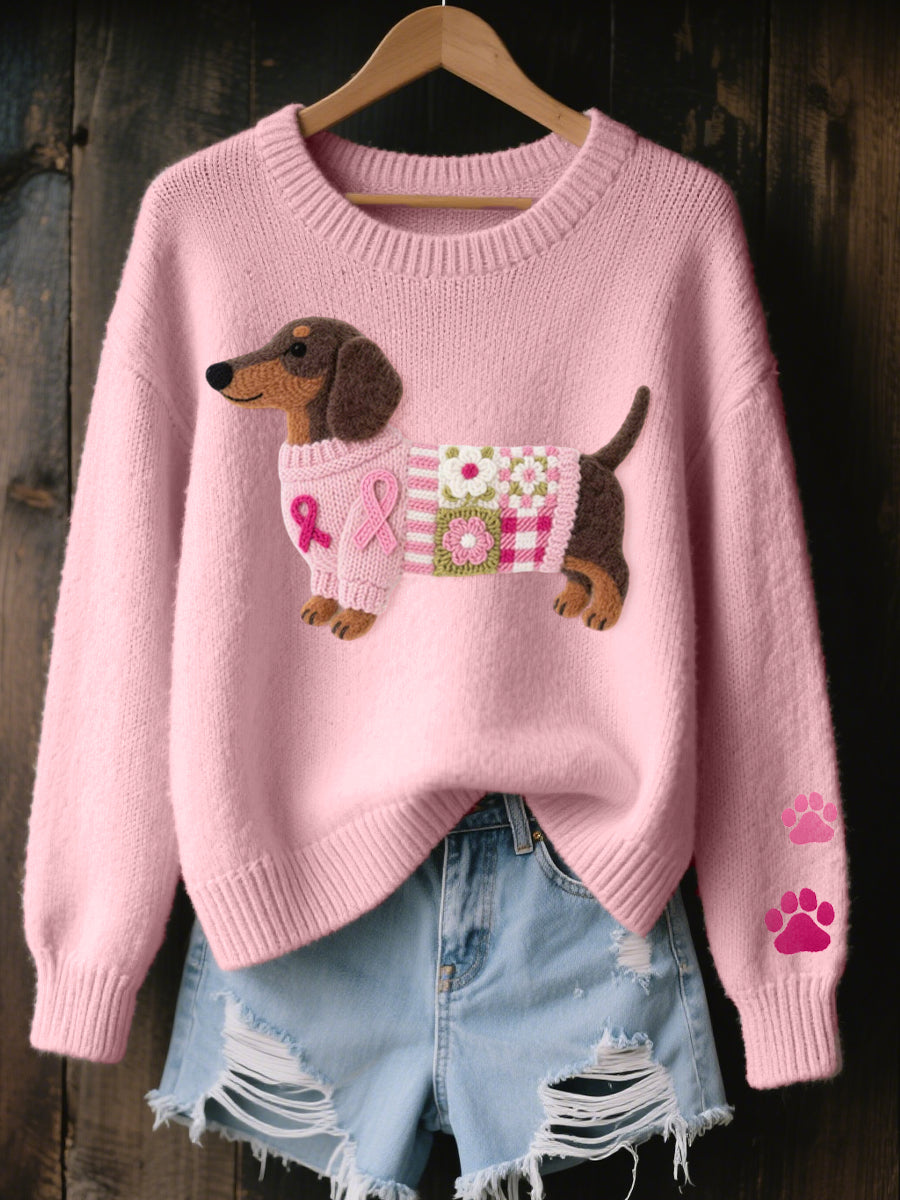 Avelynesse - Soft Dachshund Sweater with Handcrafted Charm