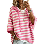 Kiara - Women's Striped Comfort Hoodie