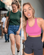 Phaedora - High-waisted shorts for women with deep pockets - Camouflages unwanted curves