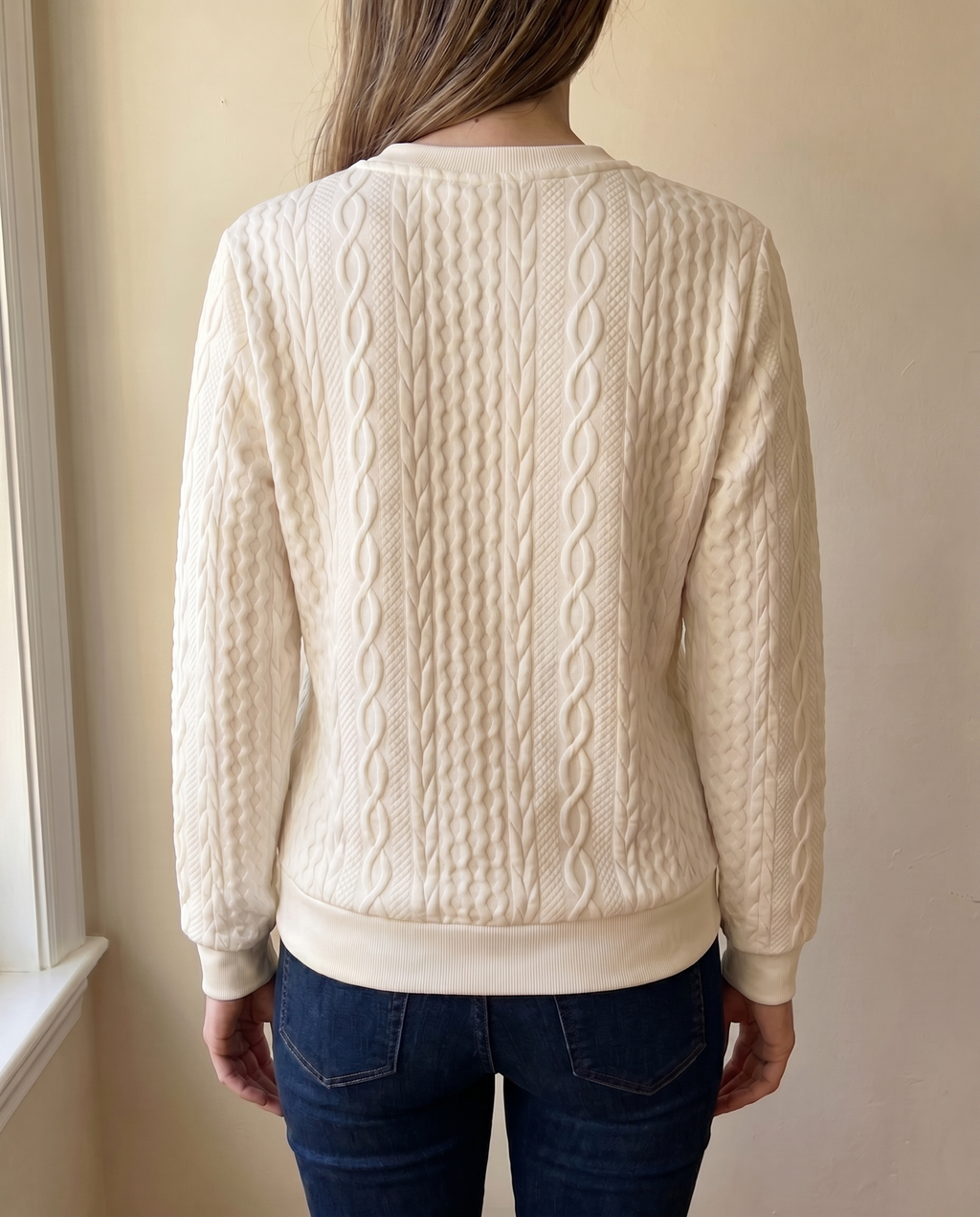 Brookfield™ | Elegant Textured Zip-Up Sweatshirt